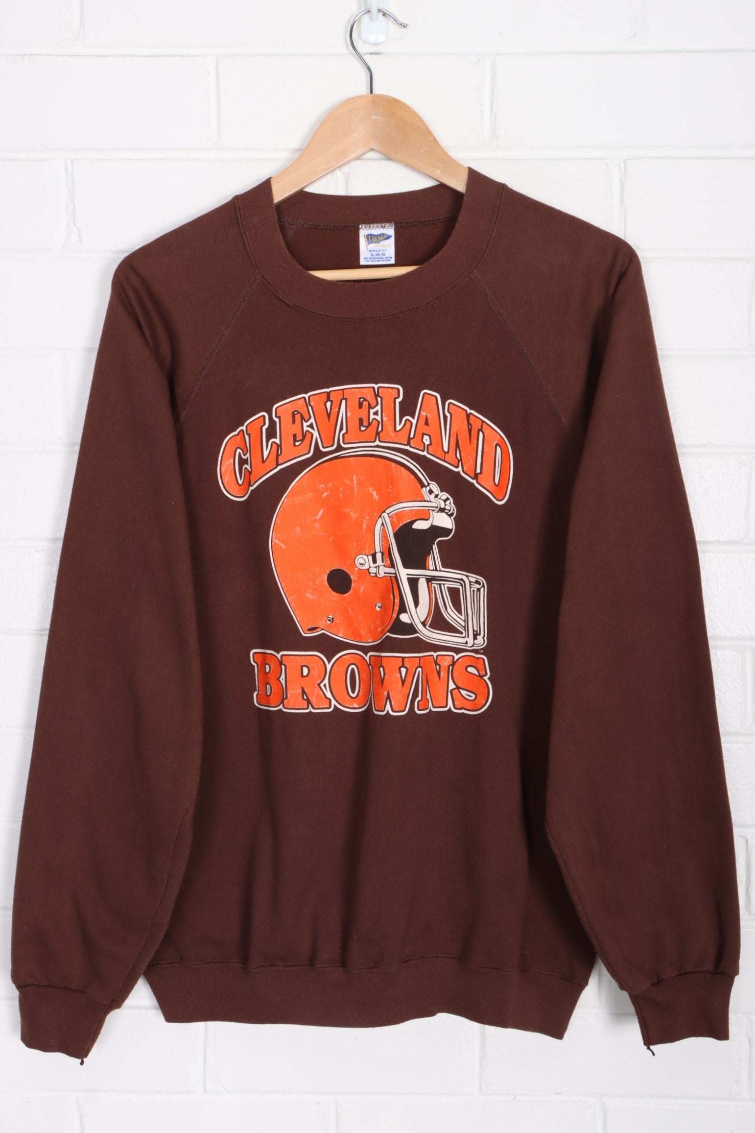 Logo 7 Cleveland Browns NFL Sweatshirt - Brown - L – Headlock