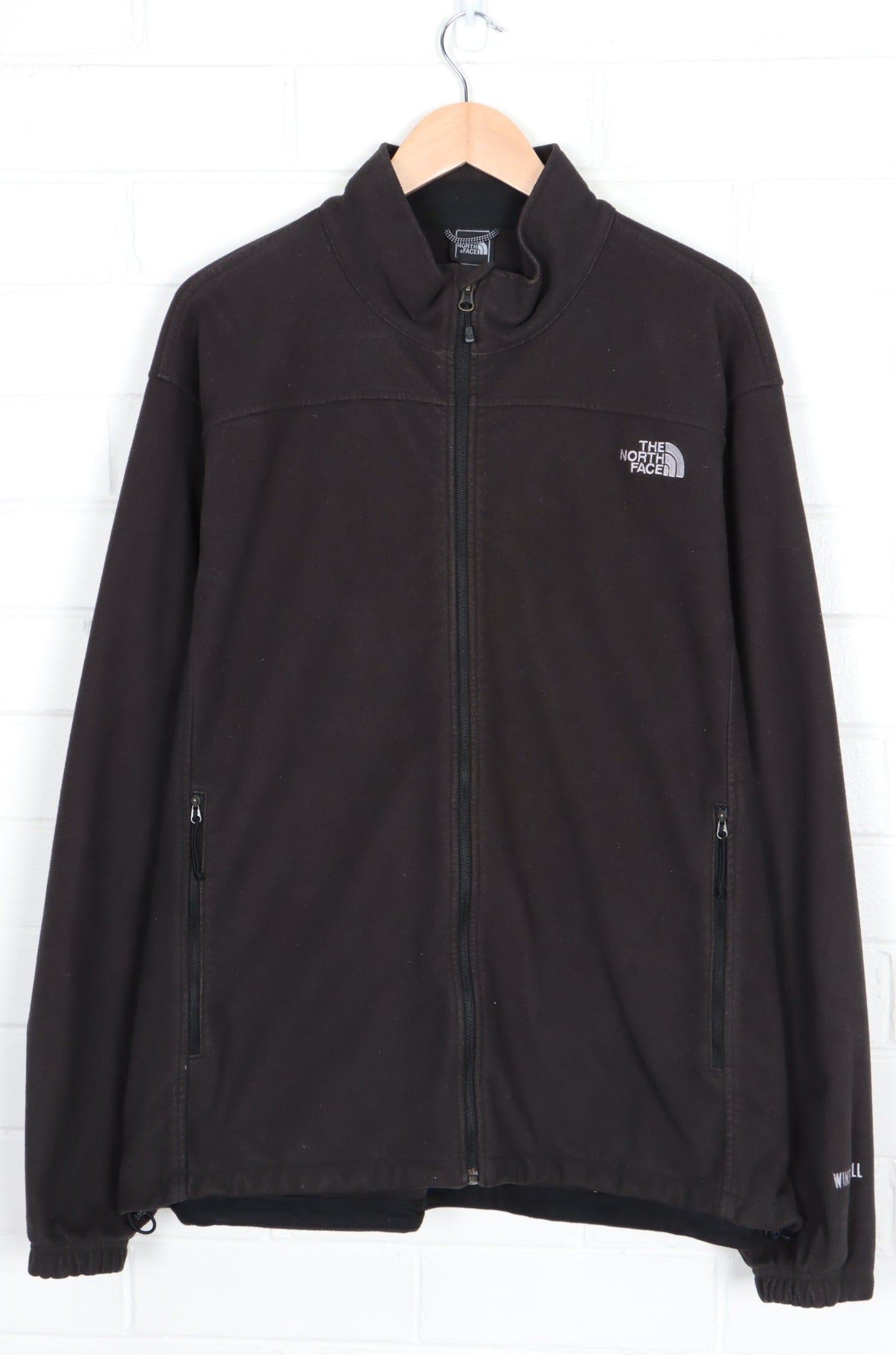 North face shop windwall fleece jacket