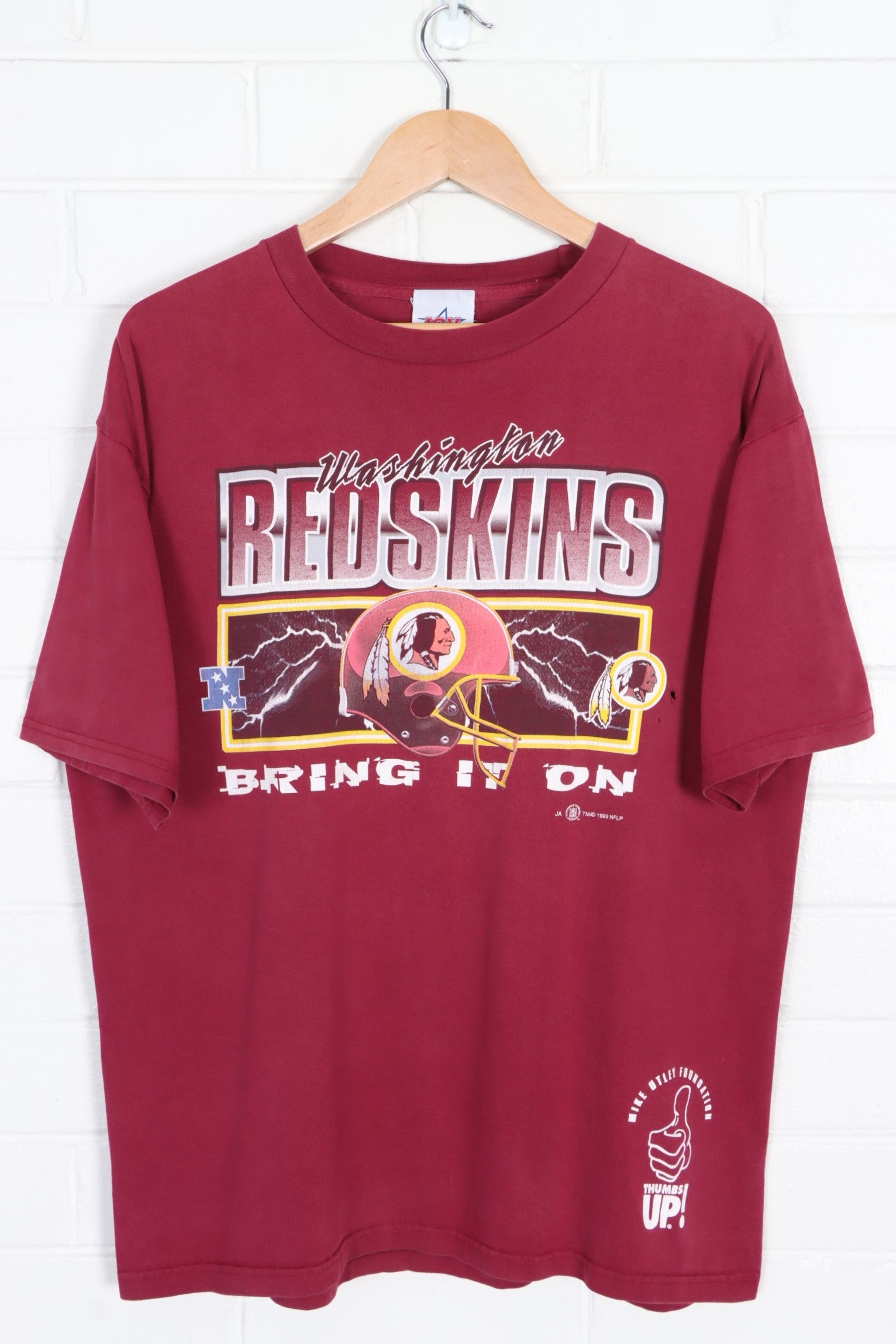 NFL Washington Redskins 1999 Bring It On T Shirt L Vintage Sole Melbourne