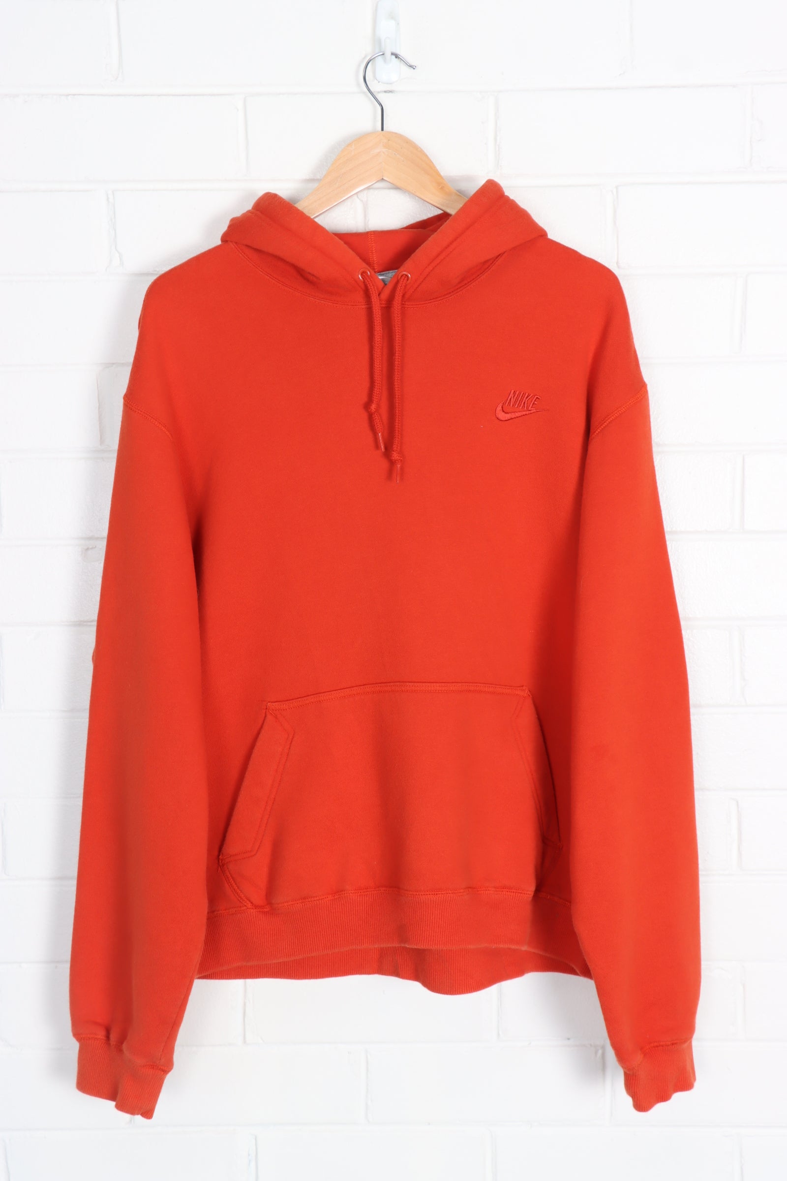 Nike swoosh hoodie clearance orange