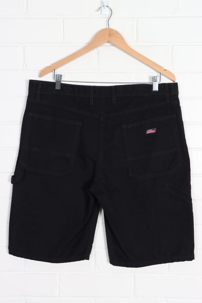 Vintage DICKIES Black Y2K Cargo Work Shorts (38) | Vintage