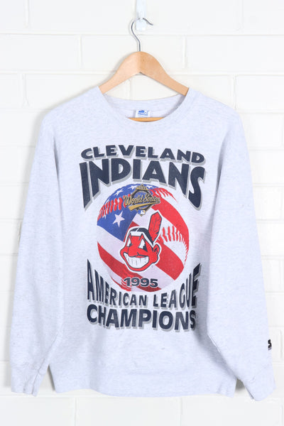 MLB 1995 Cleveland Indians STARTER Sweatshirt (L) | Vintage Sole Melbourne