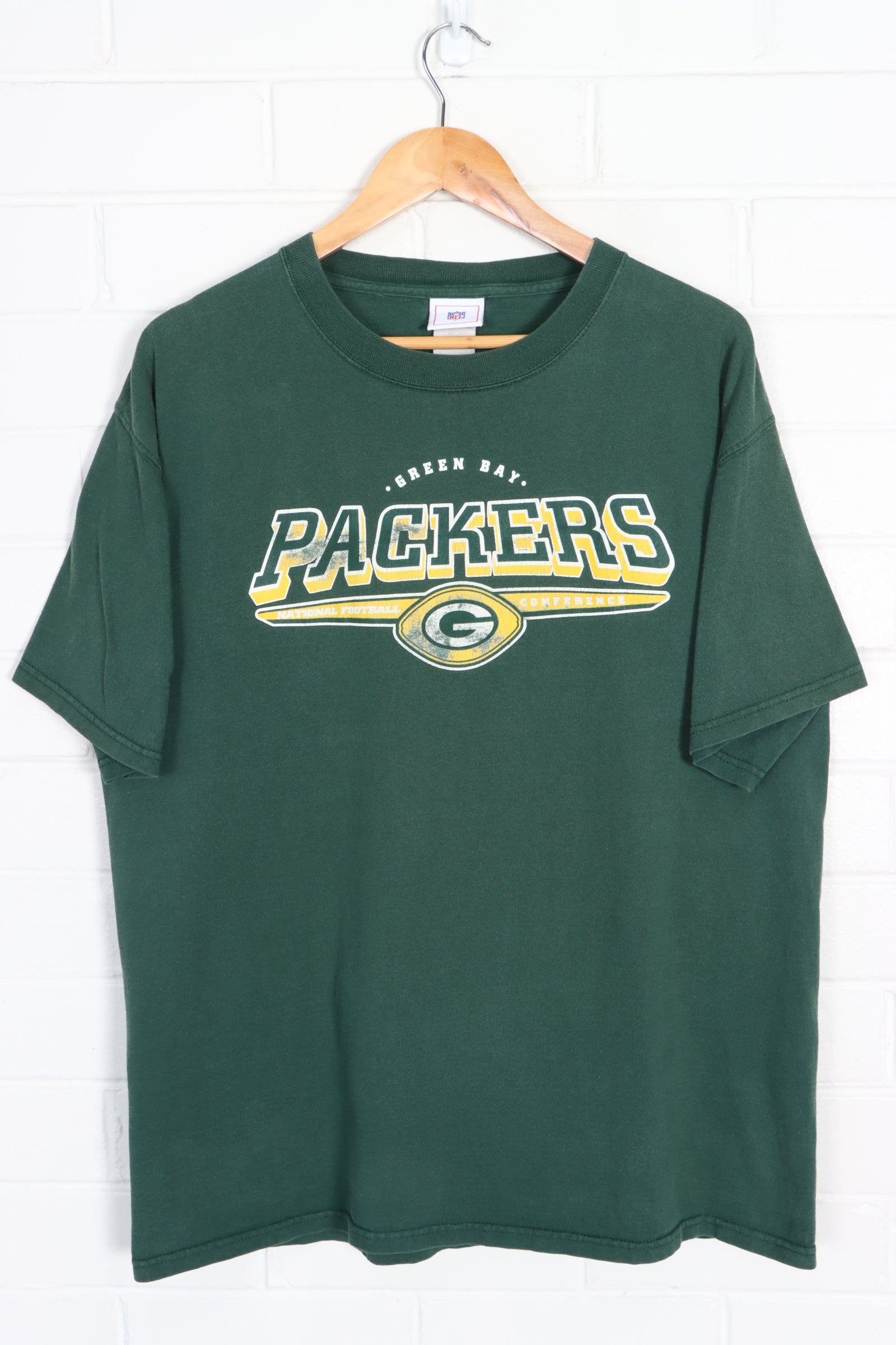 Green Bay Packers Tshirt Vintage 1997 NFL Football Graphic Tee 