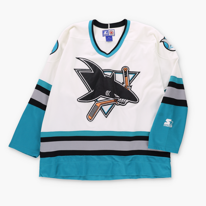 NHL San Jose Sharks Hockey Embroidered Jersey (XL-XXL)