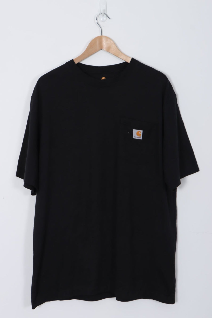 CARHARTT Black Casual Front Pocket T-Shirt (L)