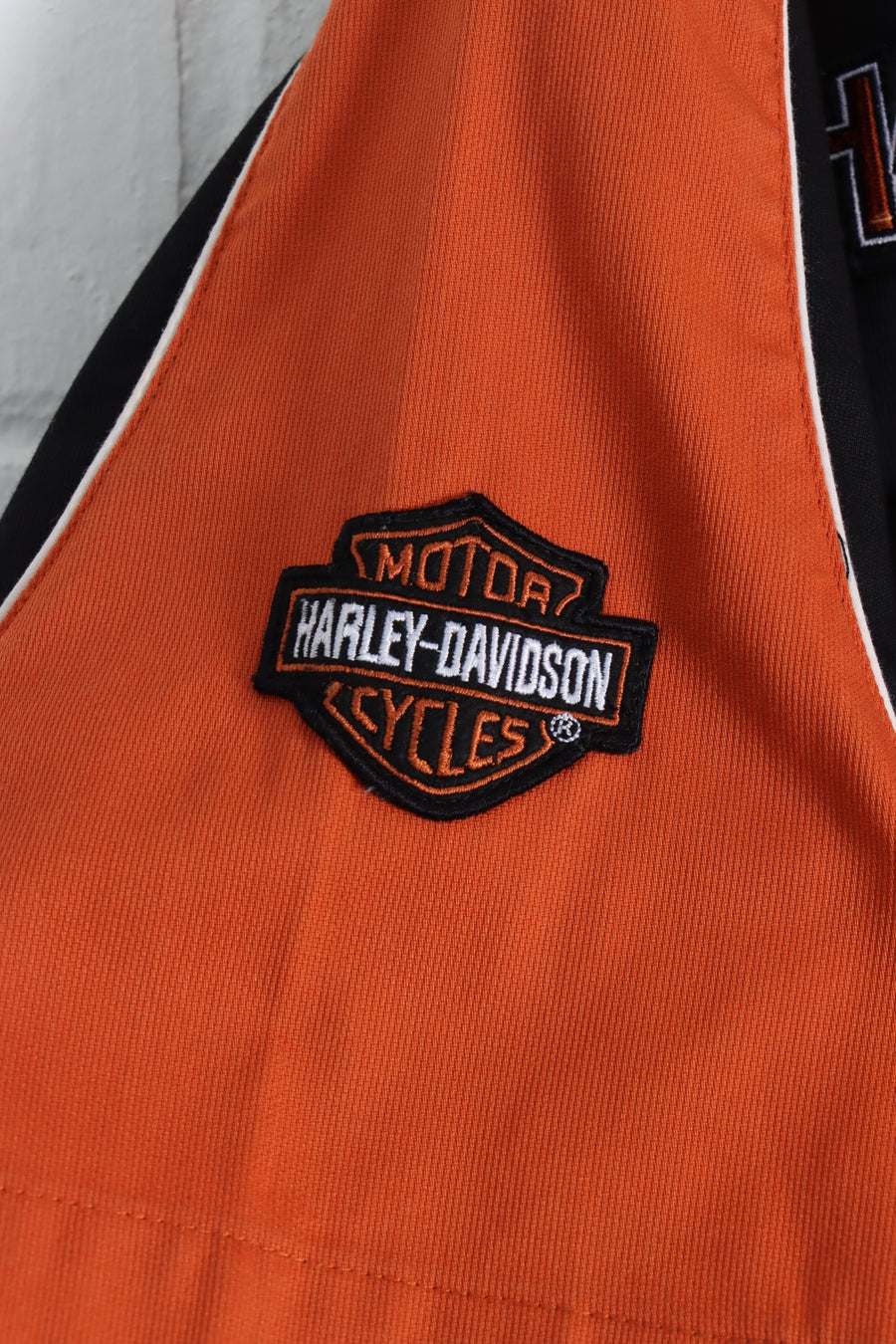 HARLEY DAVIDSON Orange & Black Shirt (XL-XXL)