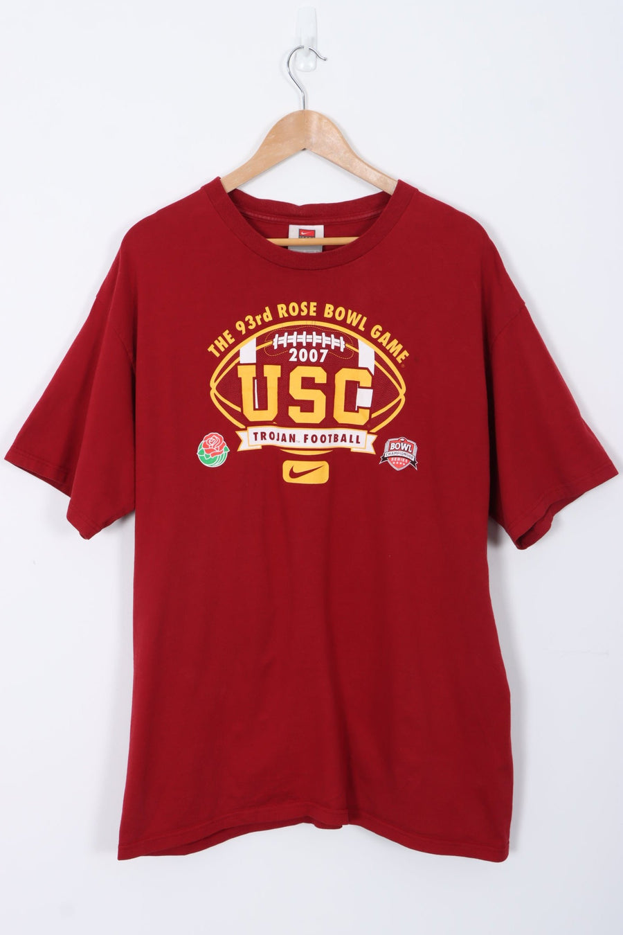 NIKE USC Rose Bowl Game Trojan Football T-shirt (L-XL)