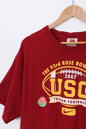 NIKE USC Rose Bowl Game Trojan Football T-shirt (L-XL)