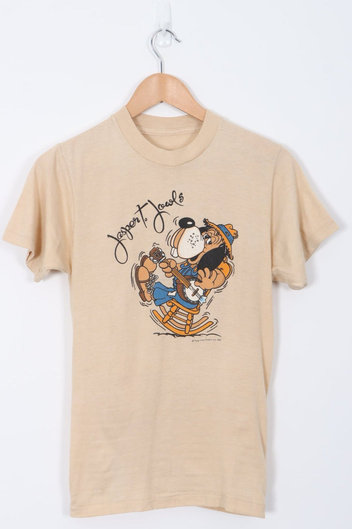 VINTAGE 1981 Jasper T. Jowls Illustration T-Shirt (S)