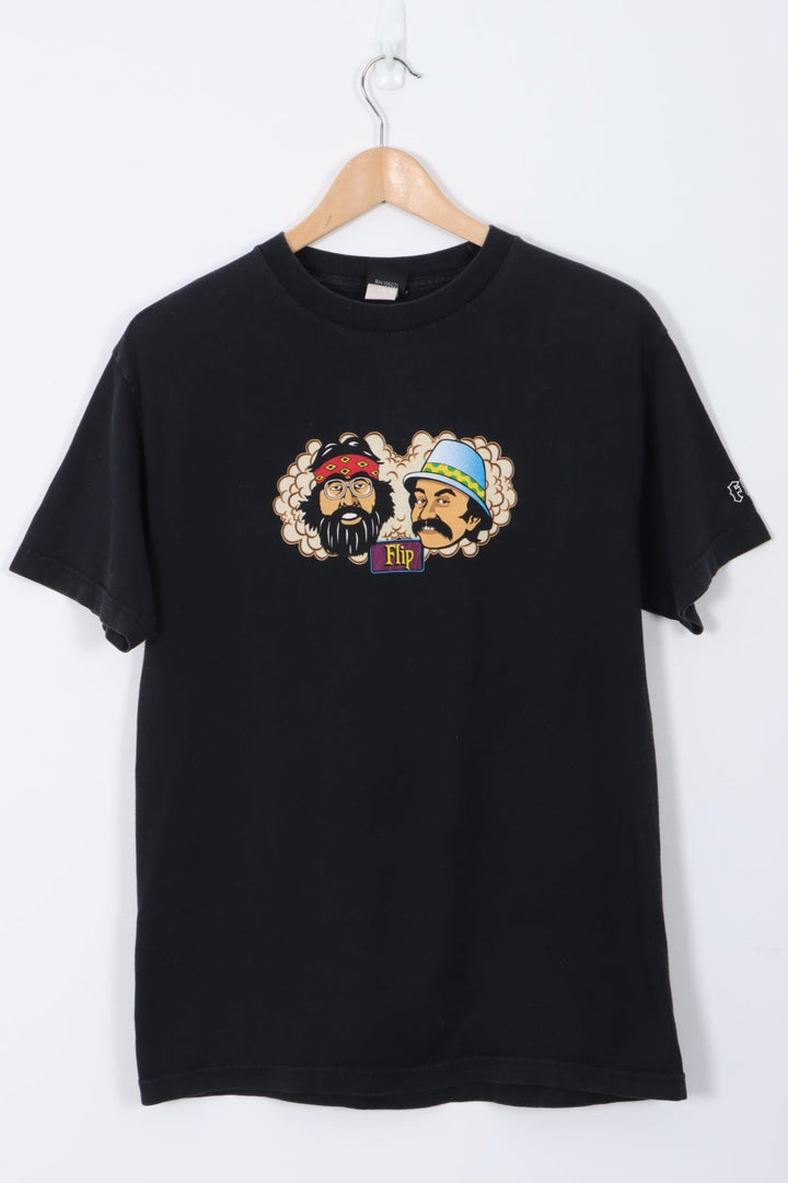 Flip Skateboards × Skategang 1990s Cheech & Chong Skate T-shirt (M)