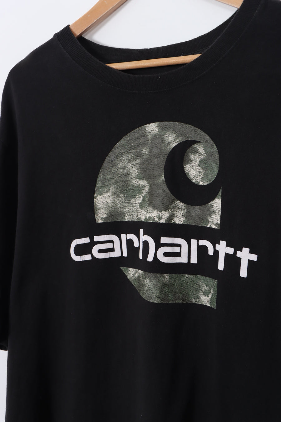 CARHARTT Large Front Camouflage Logo Loose Fit T-Shirt (L)