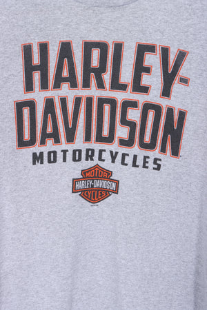 HARLEY DAVIDSON 'Cowboys Alamo City' Front Back Graphic T-Shirt (M)