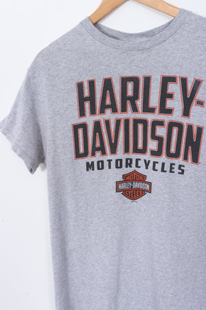 HARLEY DAVIDSON 'Cowboys Alamo City' Front Back Graphic T-Shirt (M)