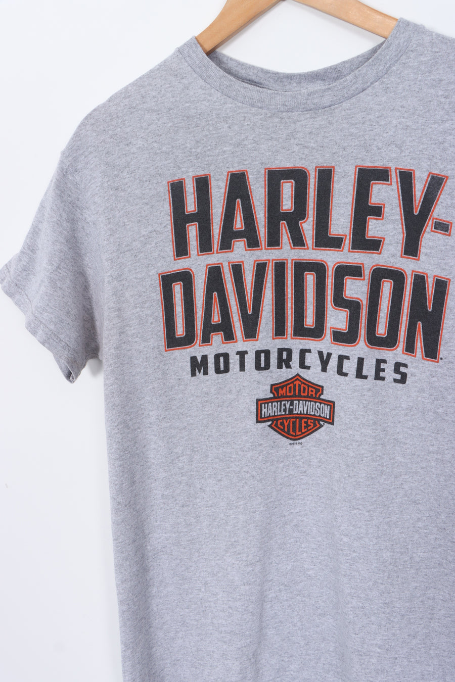 HARLEY DAVIDSON 'Cowboys Alamo City' Front Back Graphic T-Shirt (M)