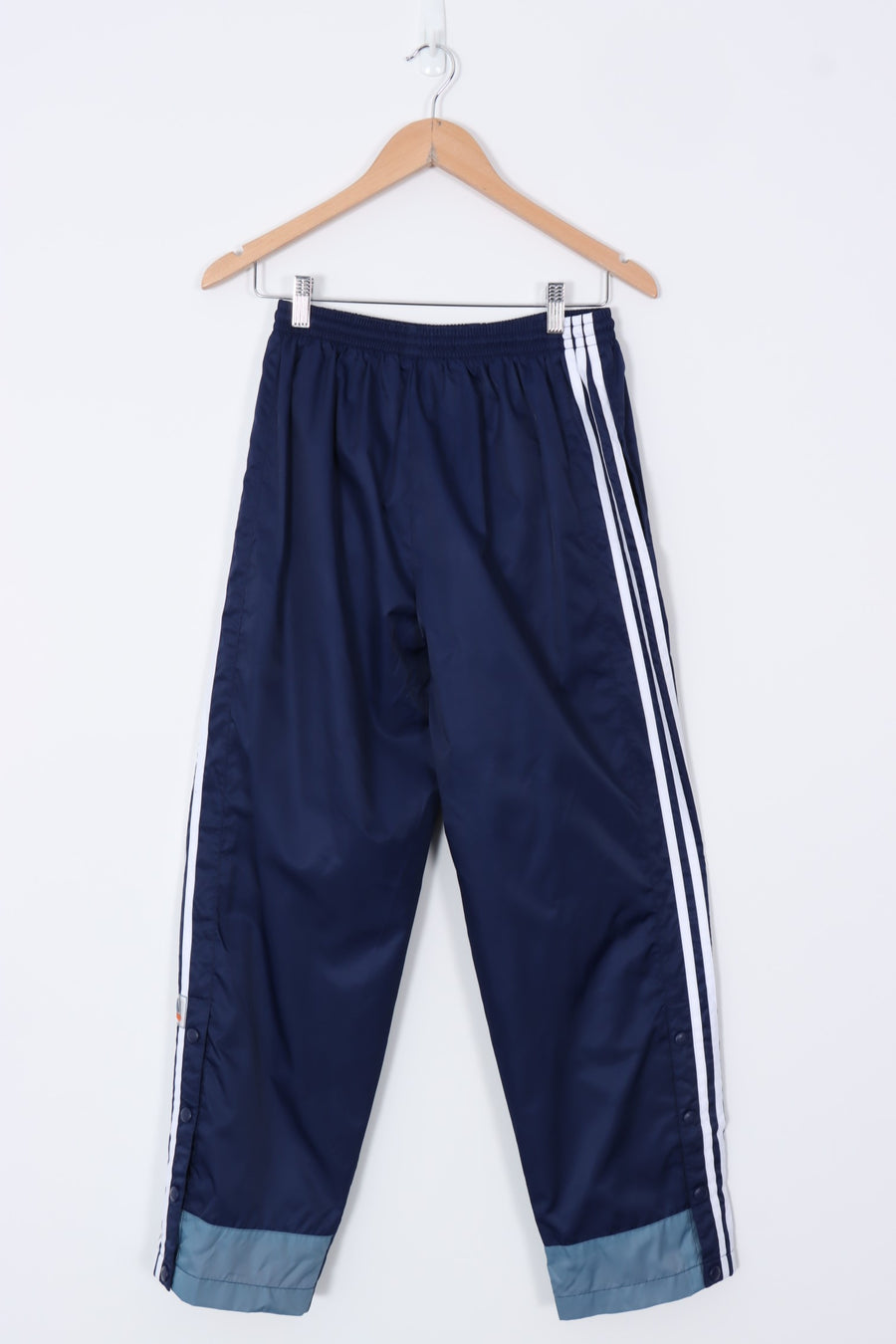 ADIDAS 3-Stripe Navy 1/4 Button Track Pants (XL)