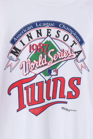 1987 VINTAGE Minnesota Twins MLB World Series Baseball Sweatshirt (L)