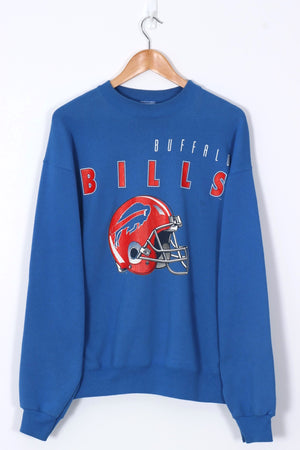 NFL Buffalo Bills Blue & Red Football 50/50 Sweatshirt (XL)