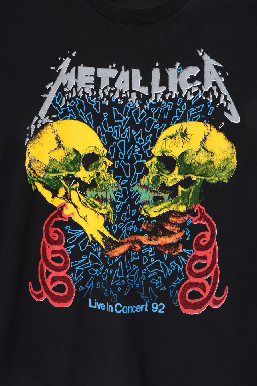 METALLICA Rulz 1991/1992 "Sad But True" Concert Front Back Single Stitch T-Shirt (XL)