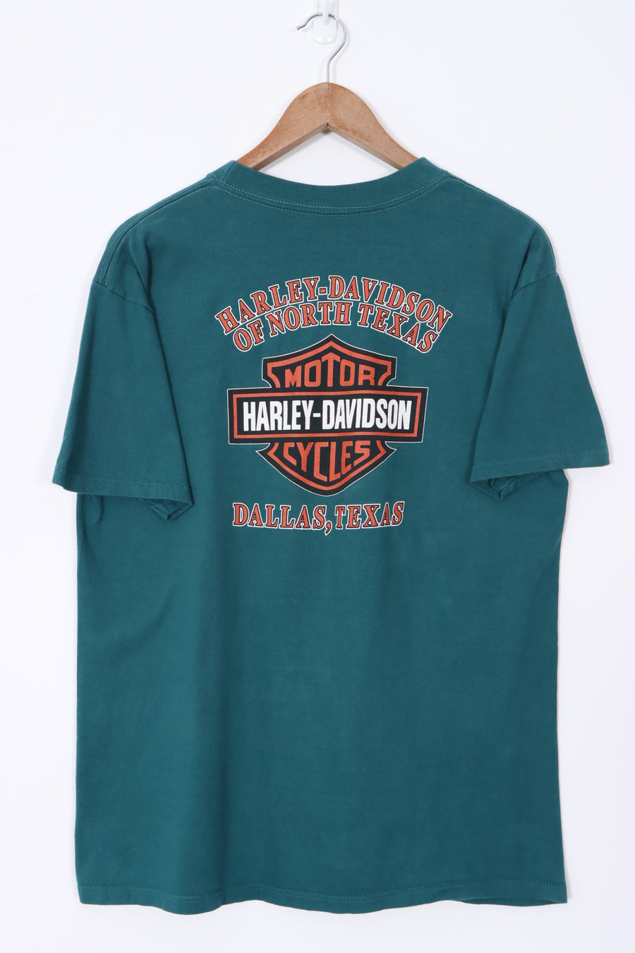 HARLEY DAVIDSON Rules 1995 Texas Front Back T-Shirt USA Made (L)