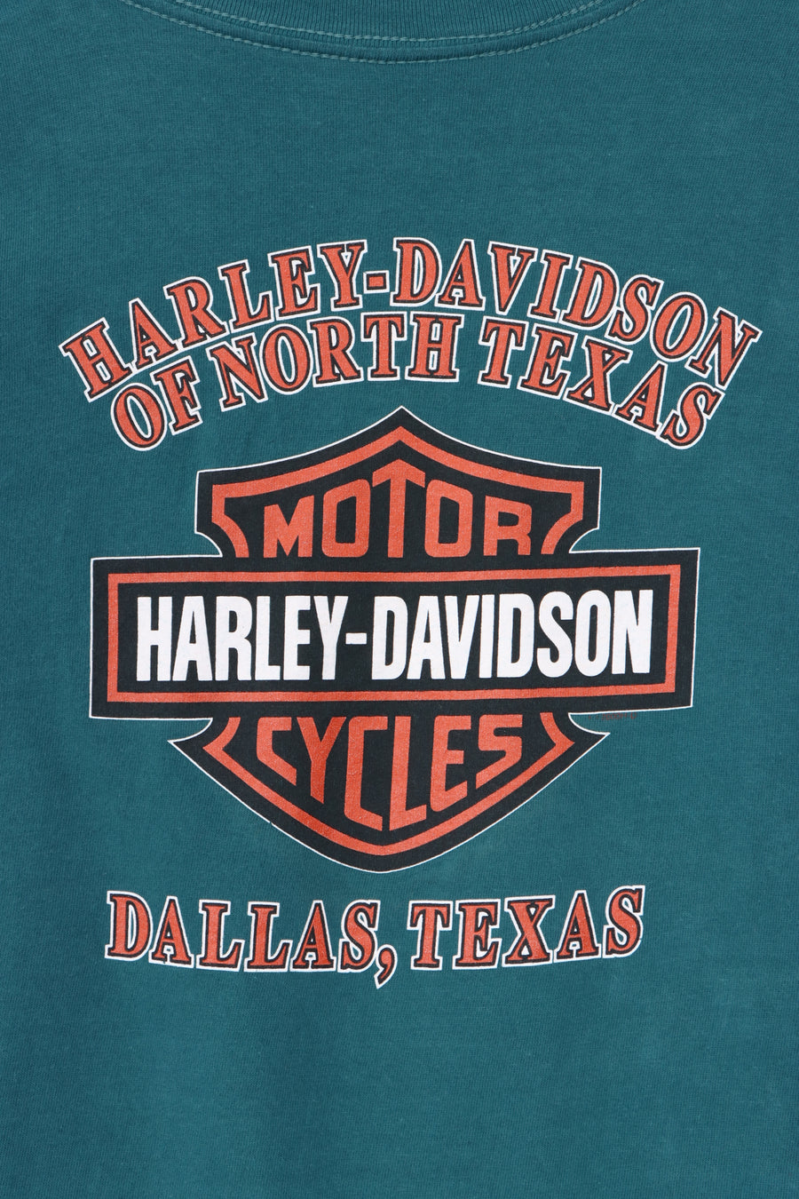 HARLEY DAVIDSON Rules 1995 Texas Front Back T-Shirt USA Made (L)