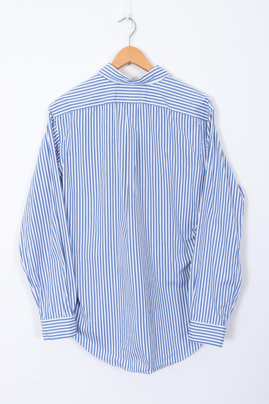 RALPH LAUREN 'Classic Fit' Blue White Stripe Shirt (M)