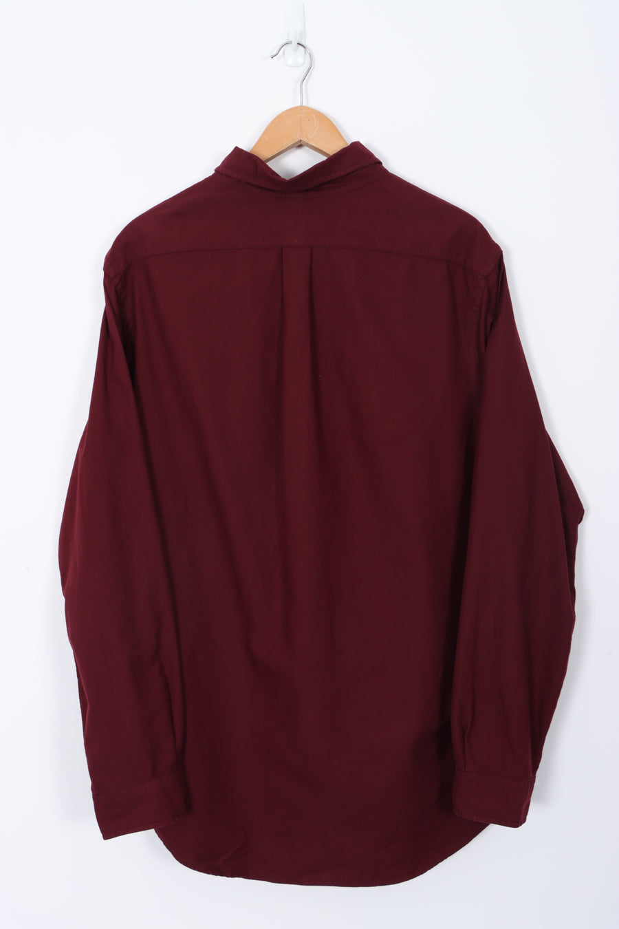 RALPH LAUREN Burgundy Long Sleeve Shirt (L)