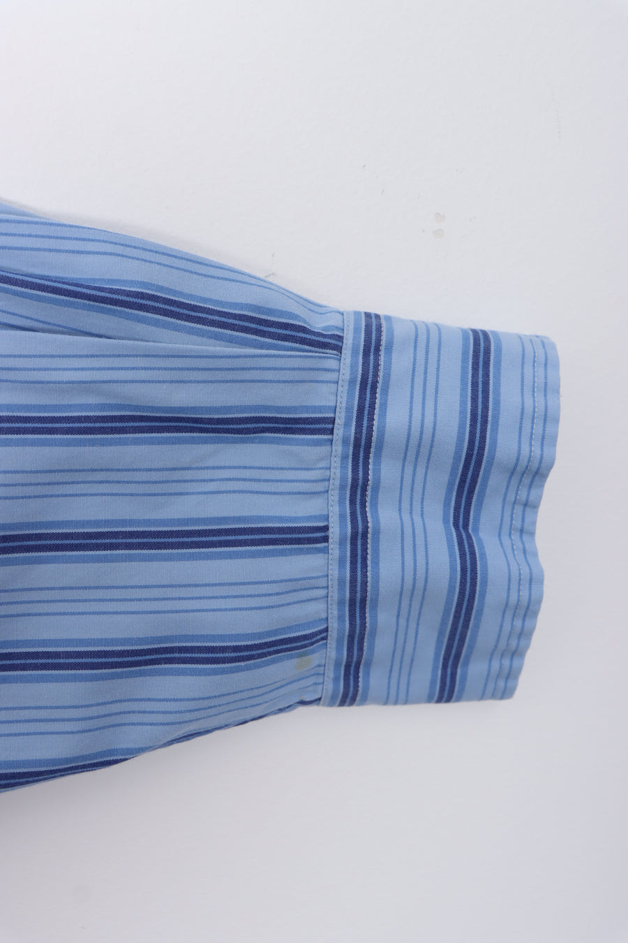 RALPH LAUREN Blue Striped Long Sleeve Shirt (L)