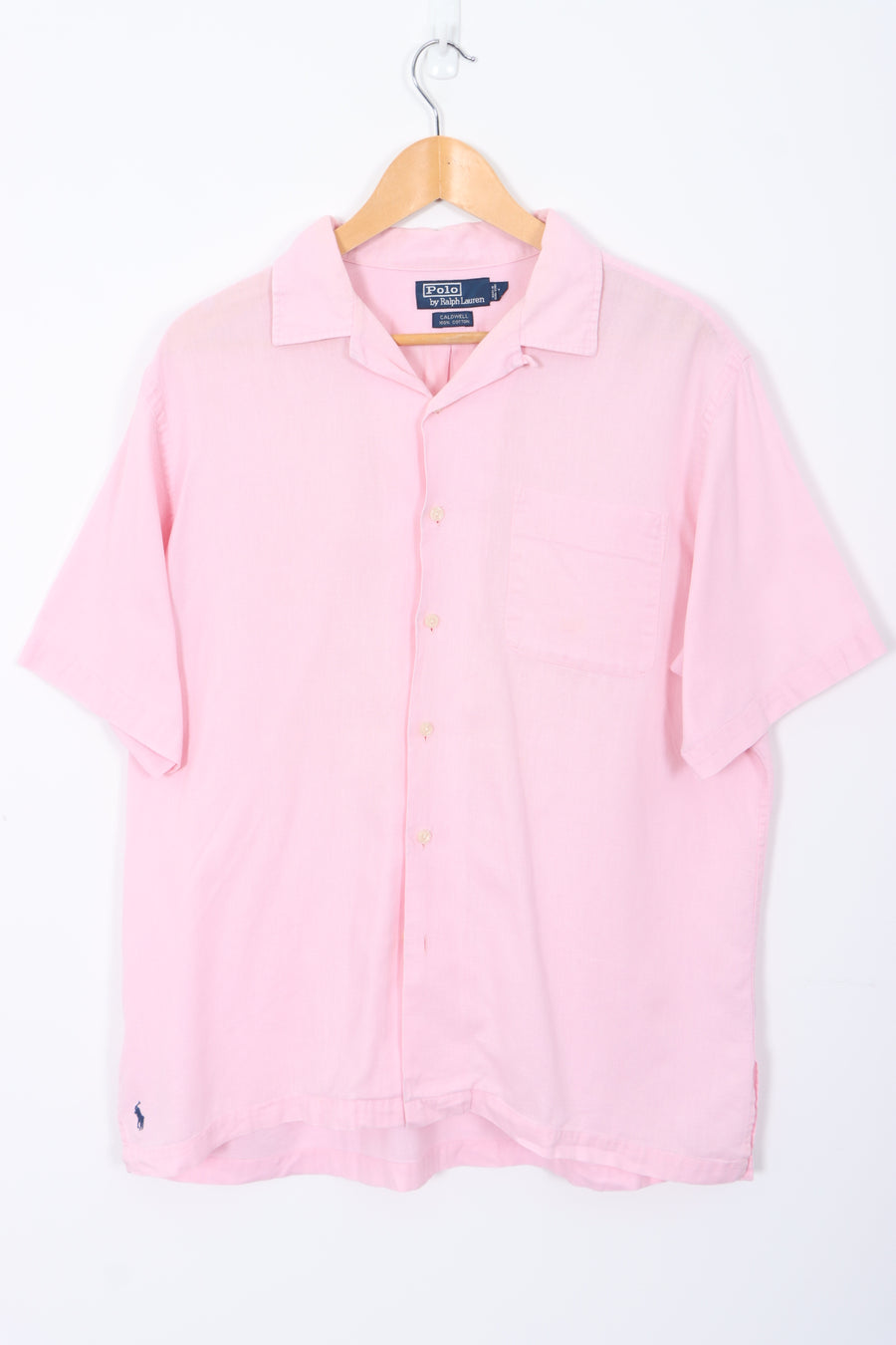 POLO by Ralph Lauren 'Caldwell' Woven Pink Shirt (L)