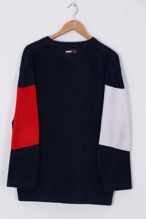 TOMMY HILFIGER Colour Block Crewneck Fleece (L-XL)