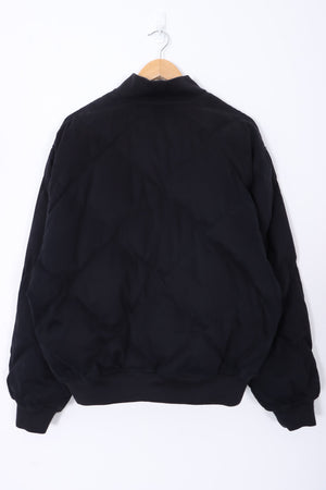 RALPH LAUREN POLO Dark Navy Quilted Bomber Jacket (L)