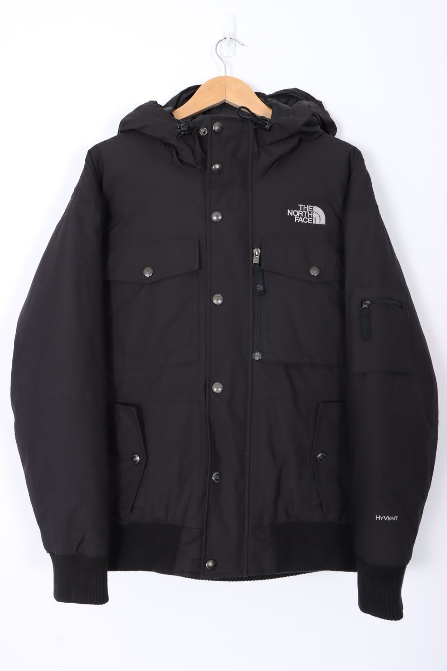 THE NORTH FACE 'HyVent' 550 Black Parka Jacket (M)