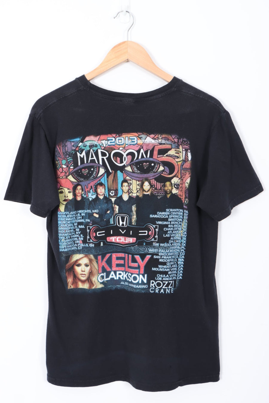 Maroon 5 and Kelly Clarkson 2018 Tour Music Tee (L)