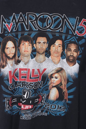 Maroon 5 and Kelly Clarkson 2018 Tour Music Tee (L)