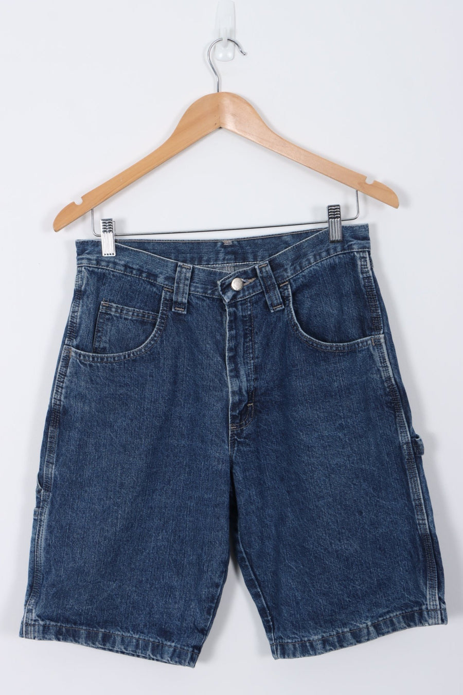 WRANGLER Dark Wash Carpenter Jorts Shorts (30)