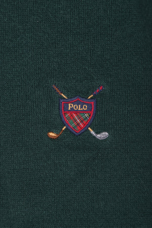 RALPH LAUREN POLO GOLF Crest Logo Boxy Sweatshirt USA Made (XL-XXL)