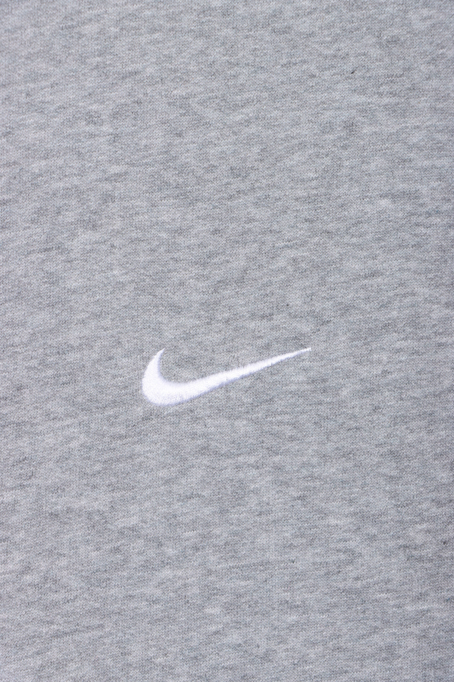 NIKE Embroidered Swoosh Logo Grey Crewneck Sweatshirt (XXL TALL)