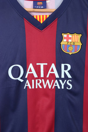 FC Barcelona 2014/2015 Messi #10 Rogers Replica Home Soccer Jersey (L)