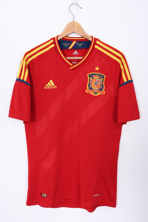 Spain 2011-2012 ADIDAS Home Soccer Jersey (S-M)