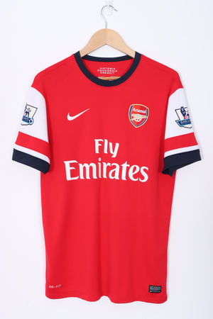 Arsenal 2012-2014 Wilshere #10 NIKE Home Soccer Jersey (M)