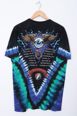 Grateful Dead & Company 2015 Tour LIQUID BLUE Tie Dye T-Shirt (L)