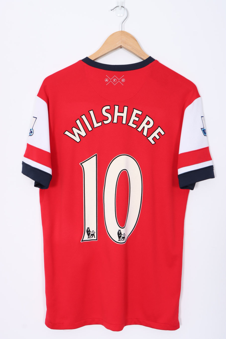 Arsenal 2012-2014 Wilshere #10 NIKE Home Soccer Jersey (M)