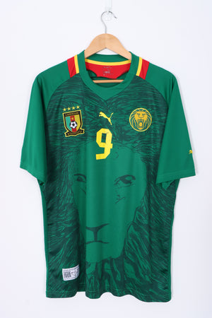 REPLICA Cameroon 2012/2013 Eto'o #9 Home Soccer Jersey (XL)