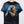 Large Happy Swimming Otter Black Animal T-Shirt (M)