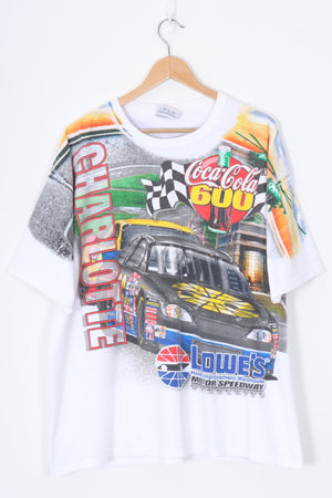 NASCAR Winston Cup 600 Charlotte All Over Car Racing Graphic Tee (XXL)