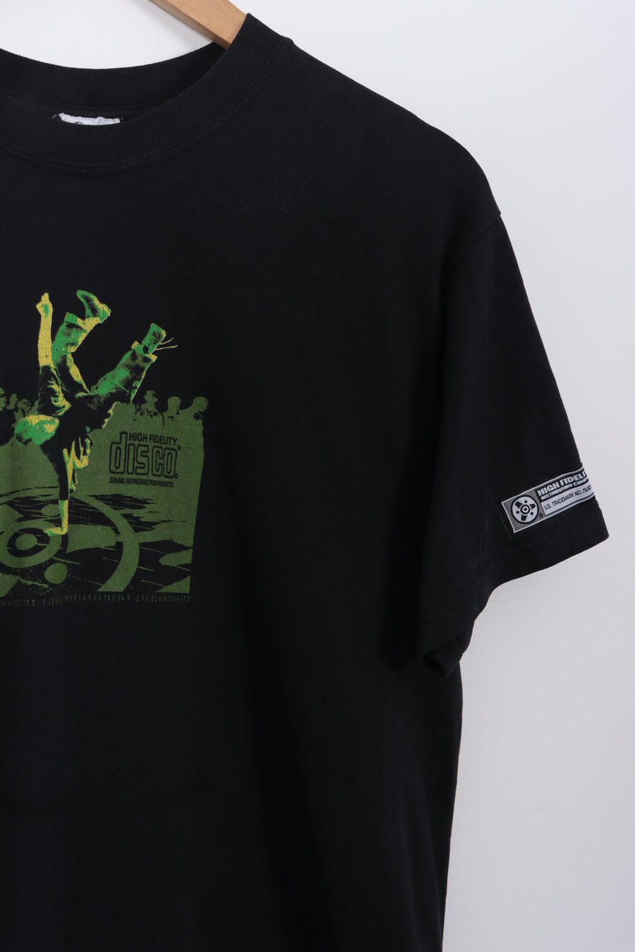 2003 High Fidelity Disco Breakdance Graphic Print Tee (M)