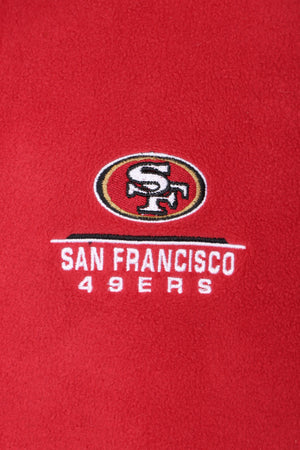 NFL San Francisco 49ers 1/4 Zip Fleece Sweatshirt (2XL)