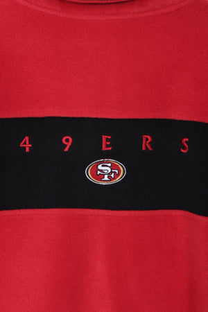 NFL San Francisco 49ers 1/4 Zip Fleece Sweatshirt (2XL)