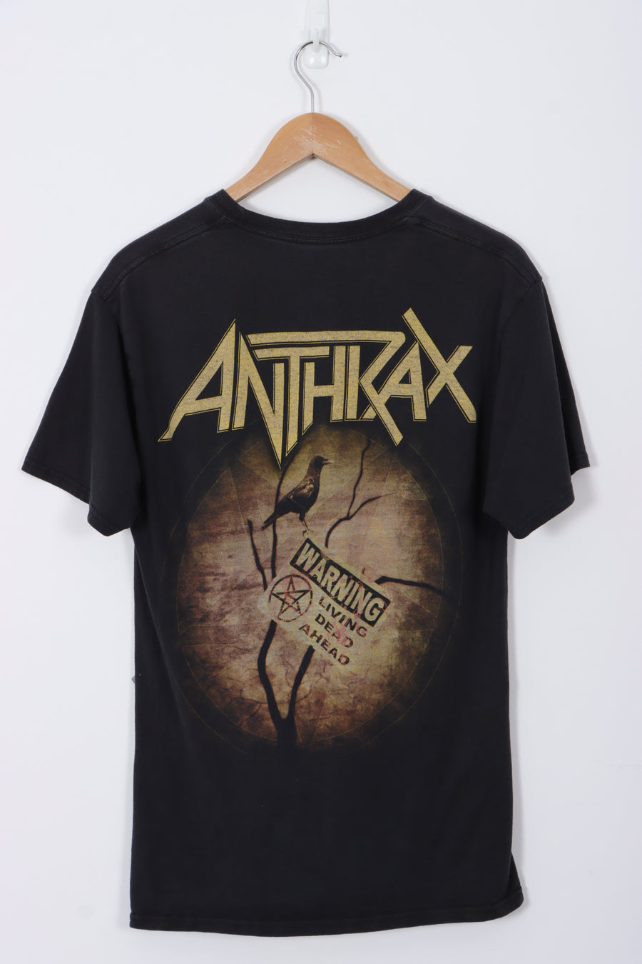 Anthrax 'Among the Living Dead' Black Music T-Shirt (M)