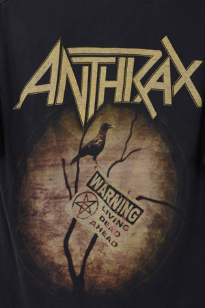 Anthrax 'Among the Living Dead' Black Music T-Shirt (M)