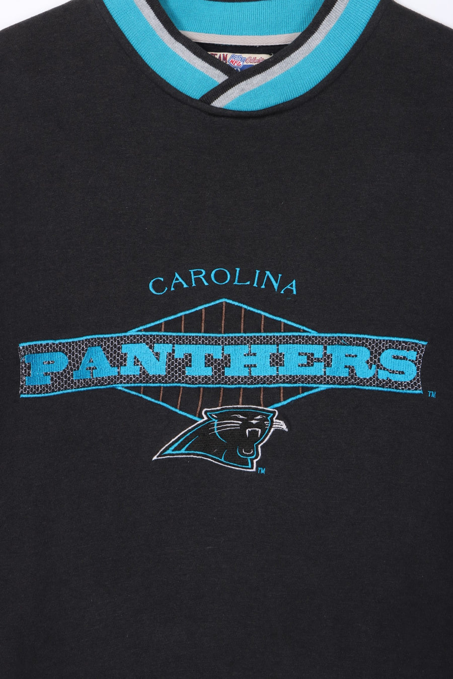 NFL Carolina Panthers Big Embroidered Logo STARTER Sweatshirt (M-L)